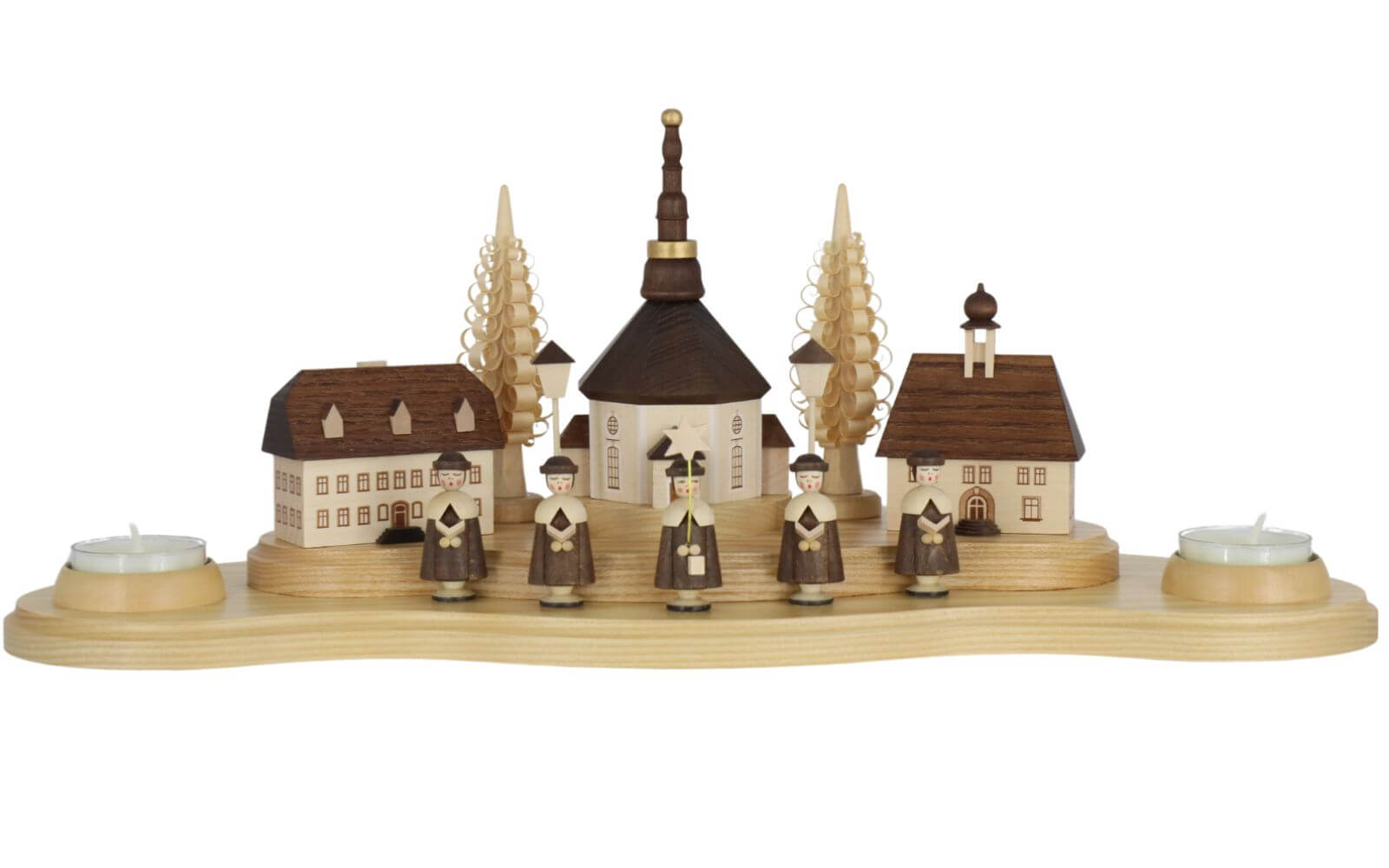 Christmas candle holder Seiffen village by Müller Kleinkunst_1
