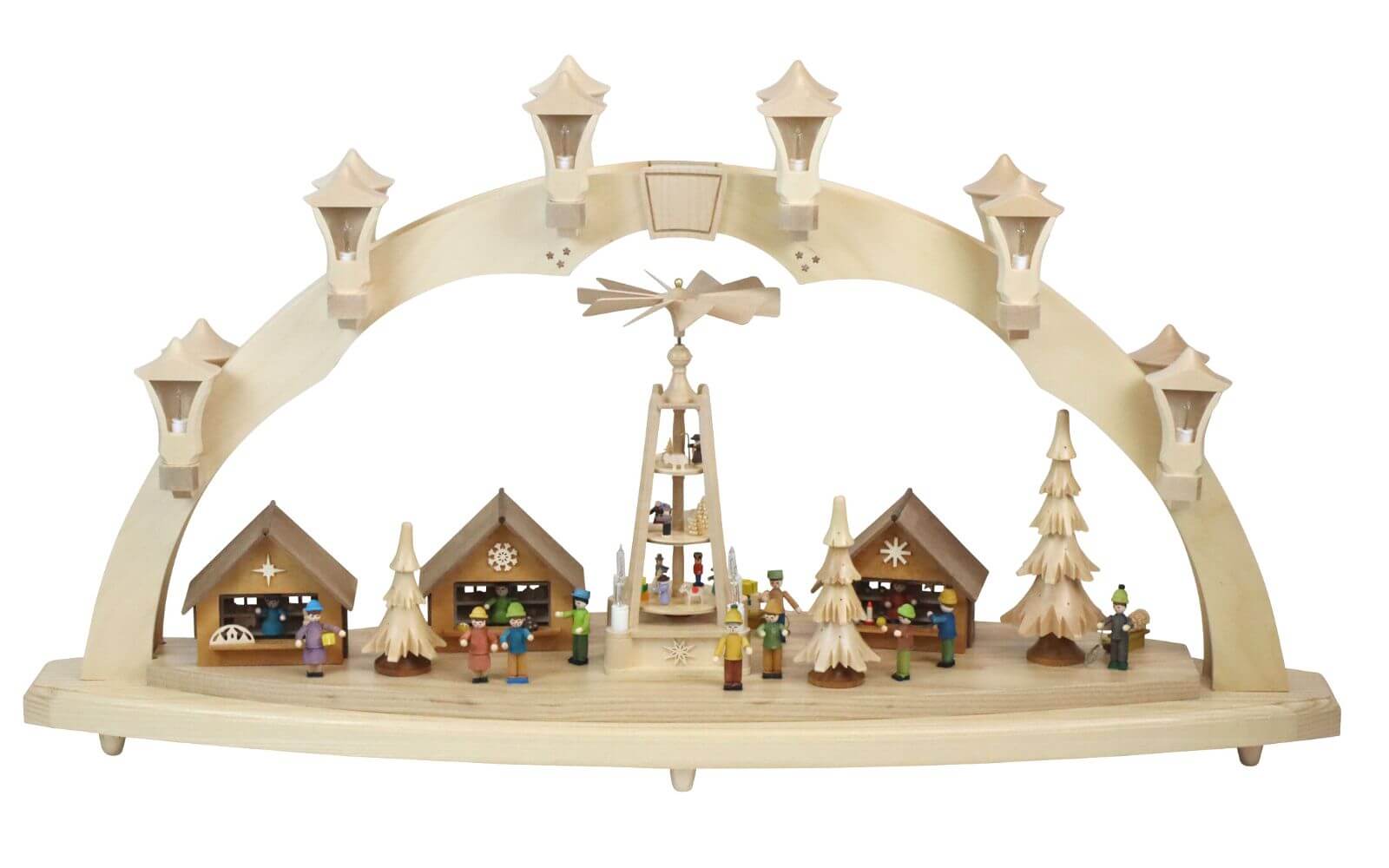 Candle arch Christmas market, 80 cm by Richard Glässer