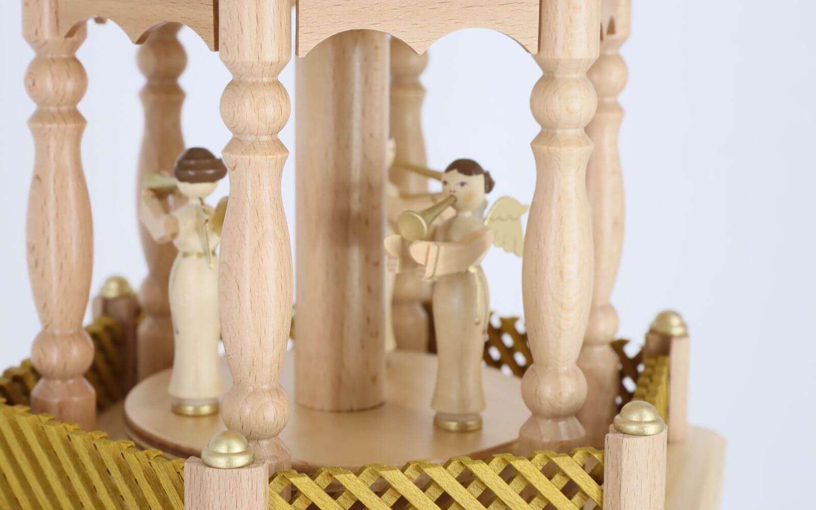 Christmas pyramid Nativity, natural, 4-tier by Richard Glässer_7