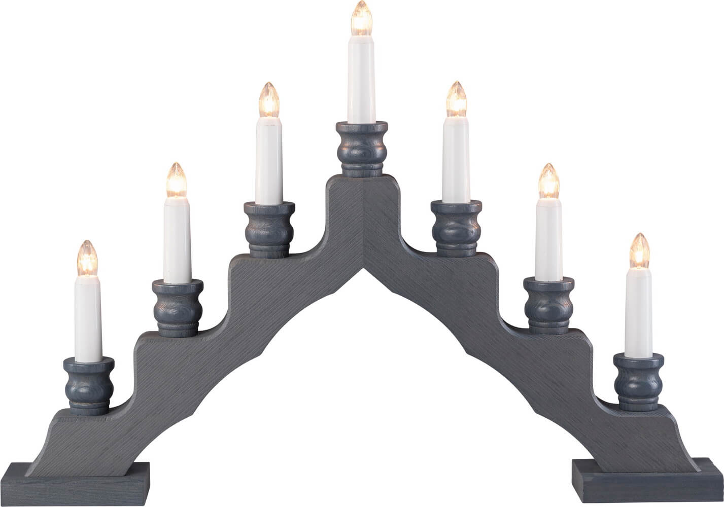 Candle arch Trendy Swede, gray, 48 cm by Weigla