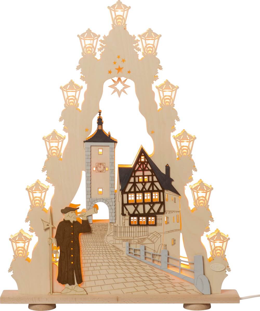 LED lights top Rothenburg ob der Tauber, 67 cm by Weigla