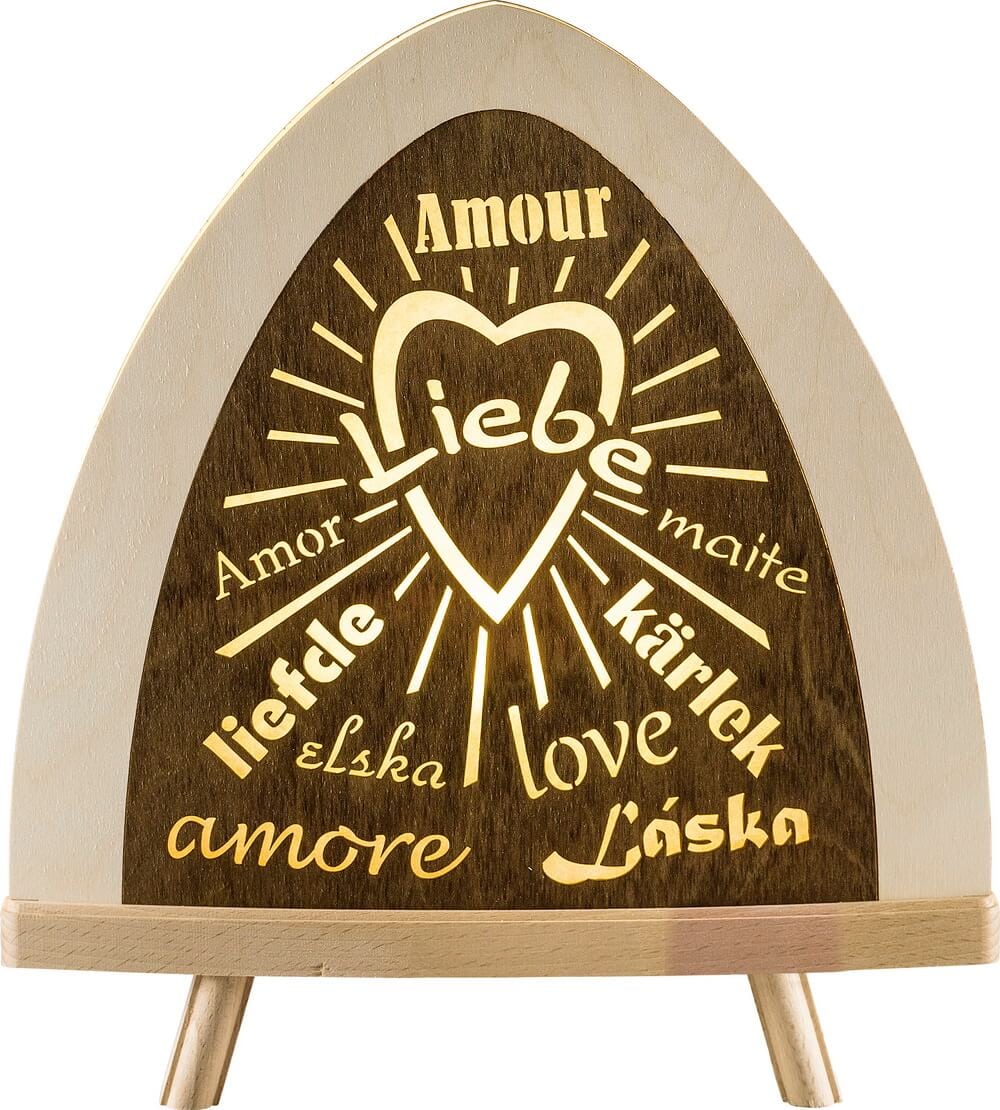 LED stand lamp love by Weigla
