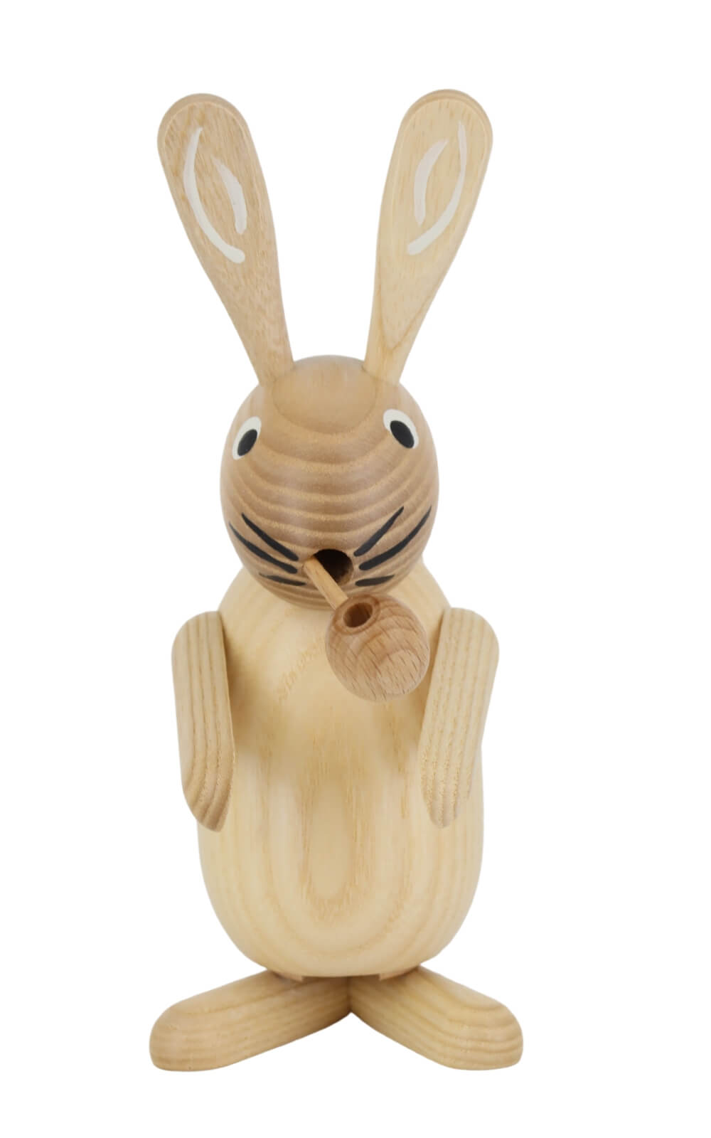 Rabbit, smoking, nature, 18 cm by Jan Stephani_1