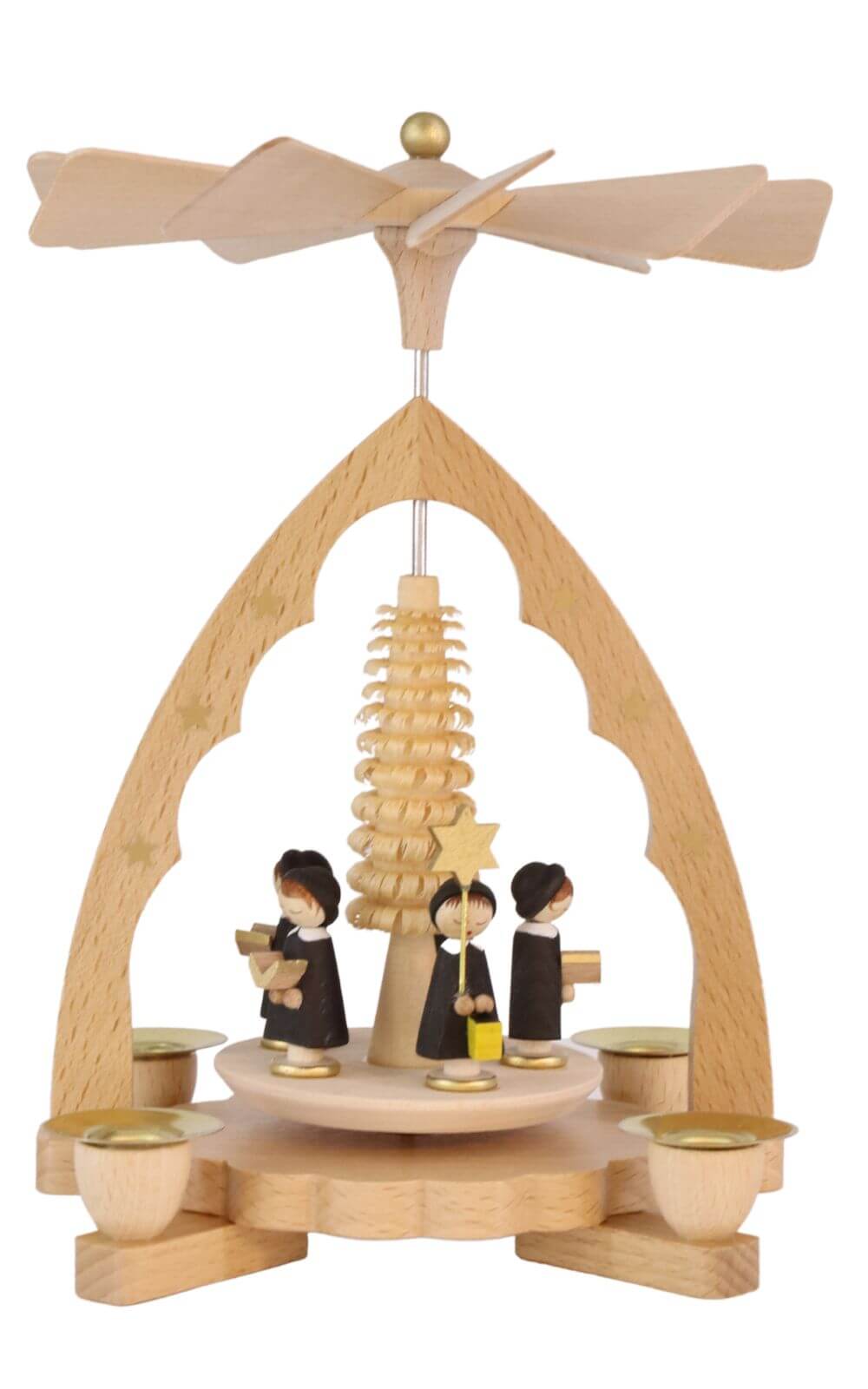 Christmas pyramid Kurrende, 19 cm by Richard Glässer_pic1