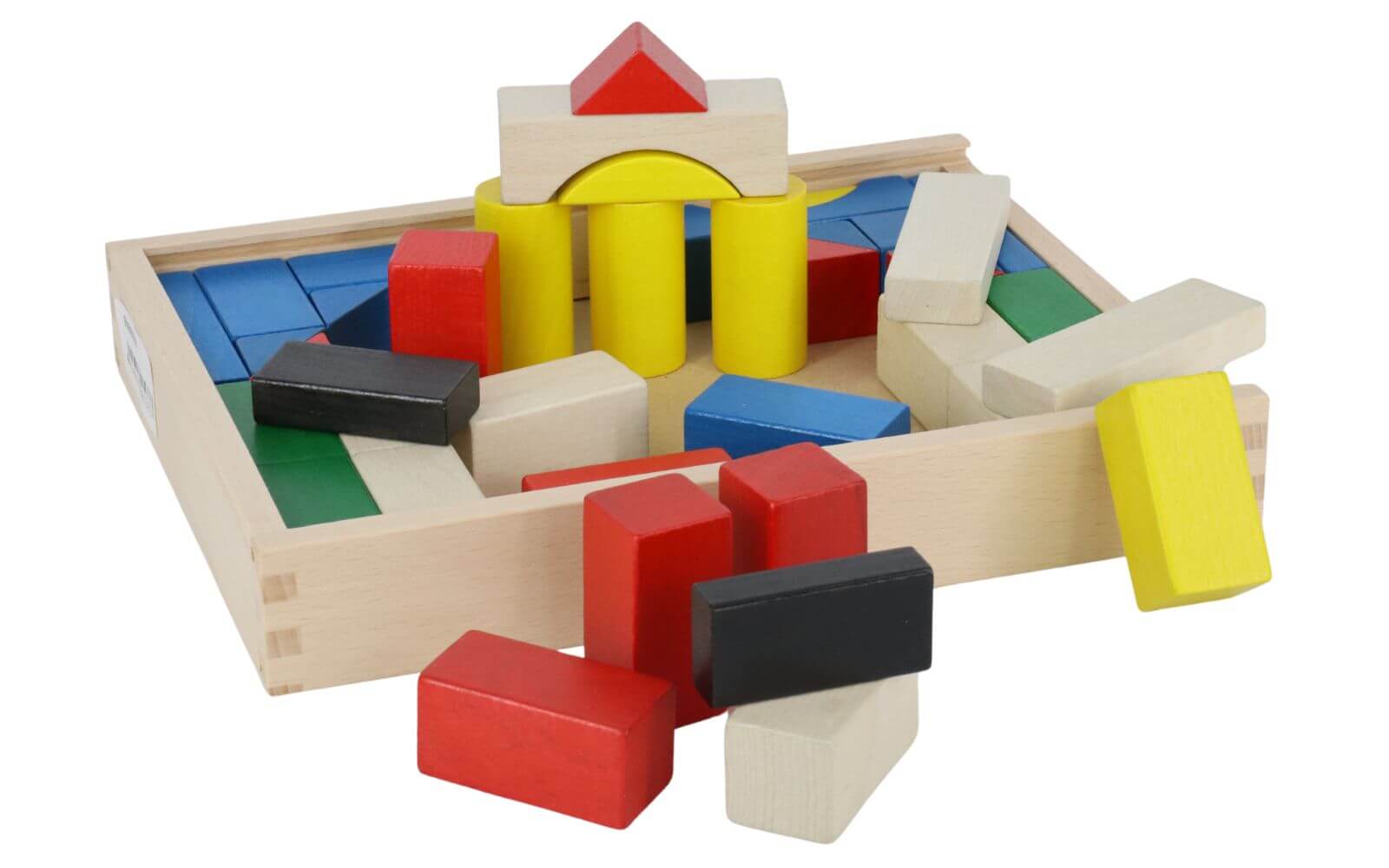 Building set house with 41 building blocks, colored by Ebert GmbH_1