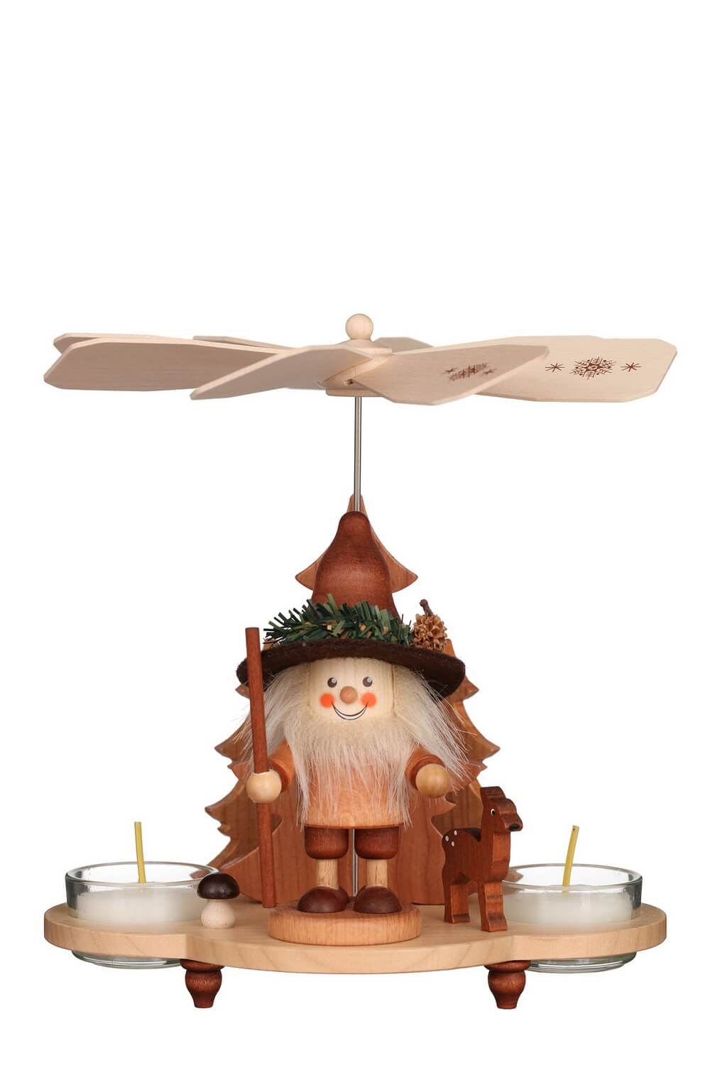 Christmas pyramid for tea lights Waldmann, 20 cm by Christian Ulbricht