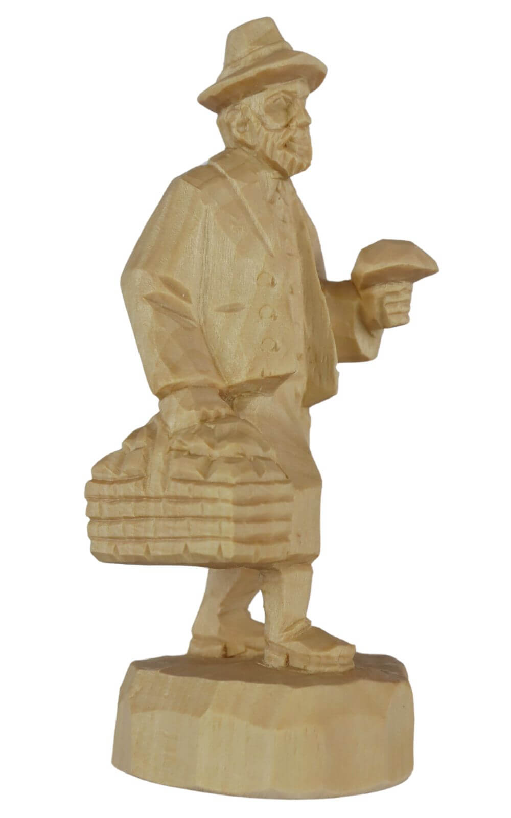 Mushroom hunter, 12 cm, nature by Schnitzkunst aus dem Erzgebirge_2