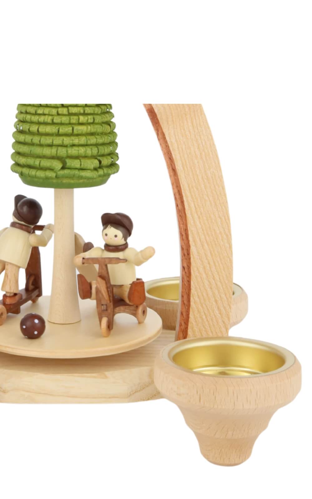 Tealight pyramid play meadow, 26 cm by Heinz Lorenz_3