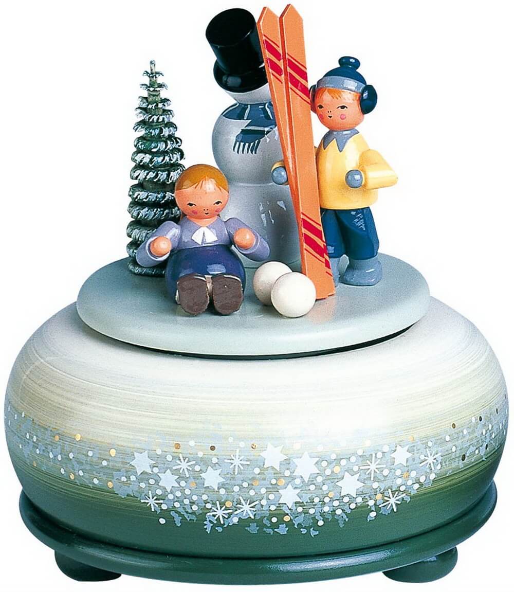 Music box Winter Joy, 13 cm by KWO