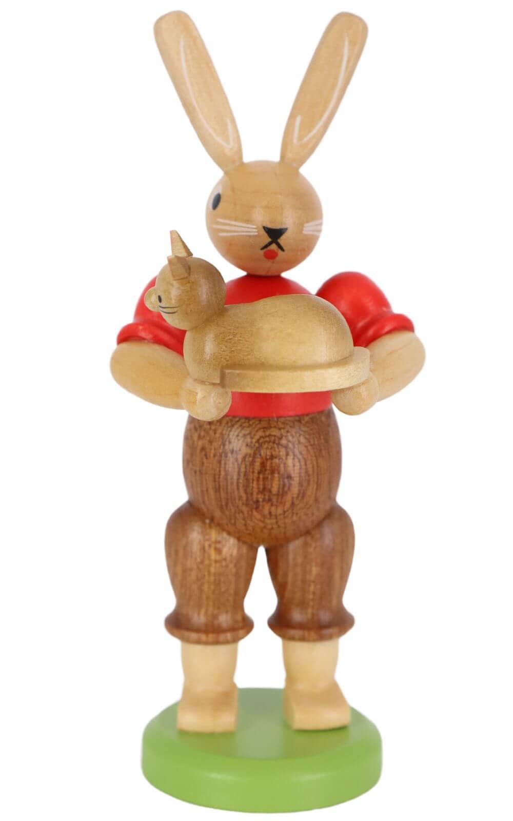 Easter bunny with cat, 11 cm by Müller Kleinkunst_1