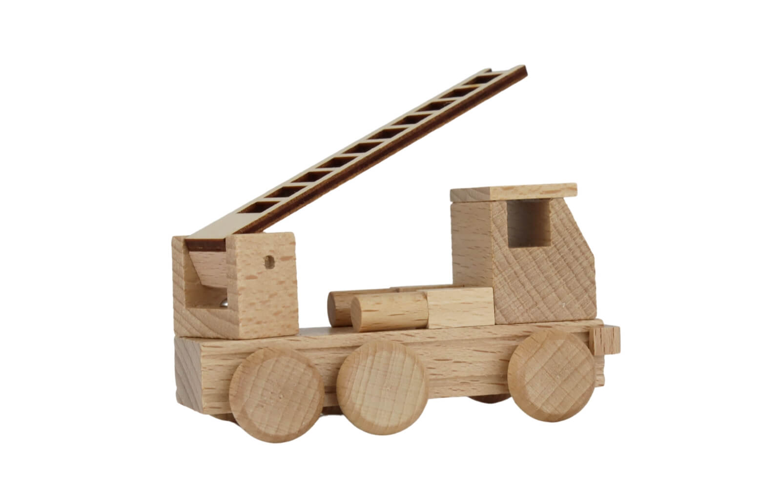Wooden toy fire engine, natural by Ebert GmbH_3