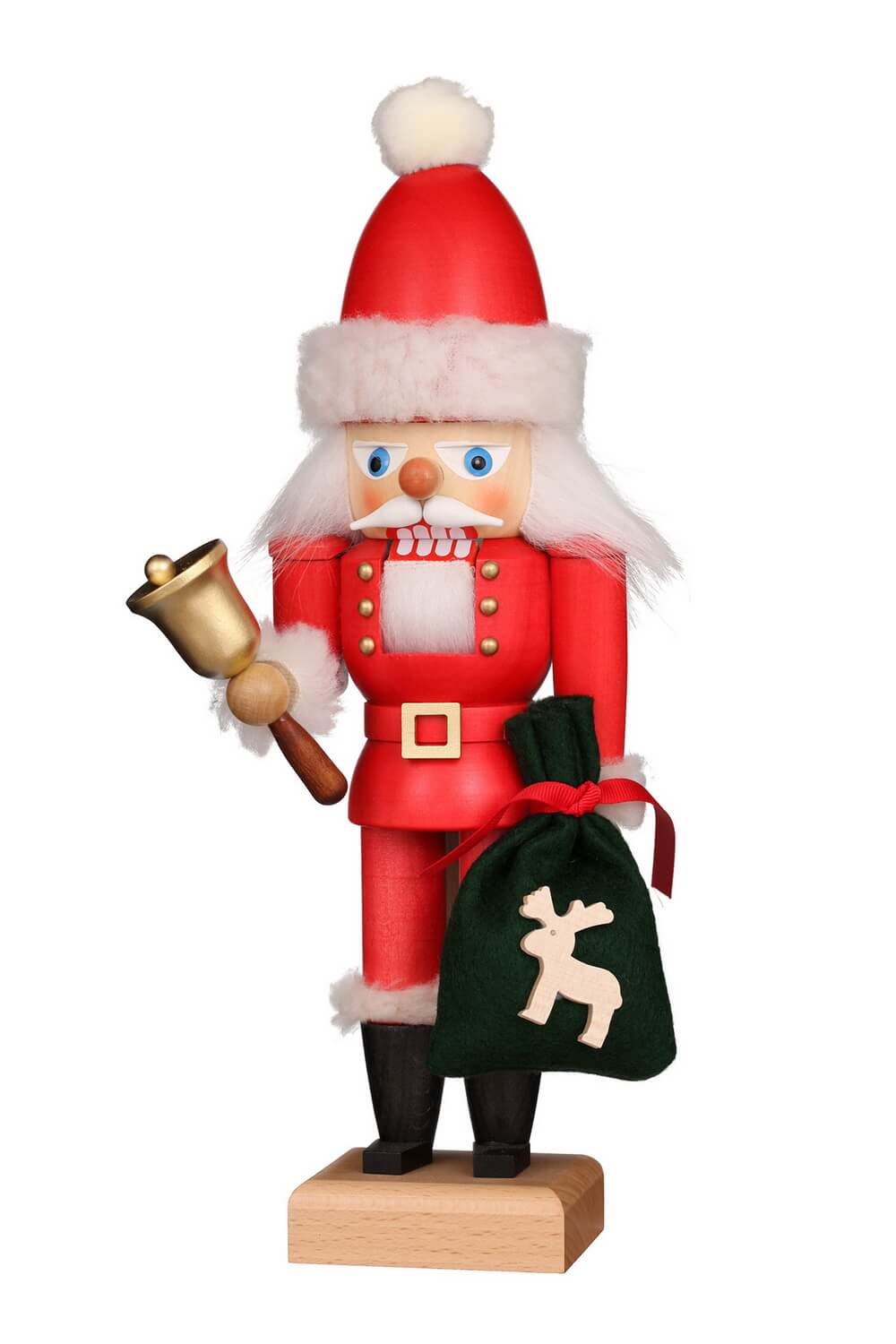 Nutcracker Santa Claus with bell, 31 cm by Christian Ulbricht