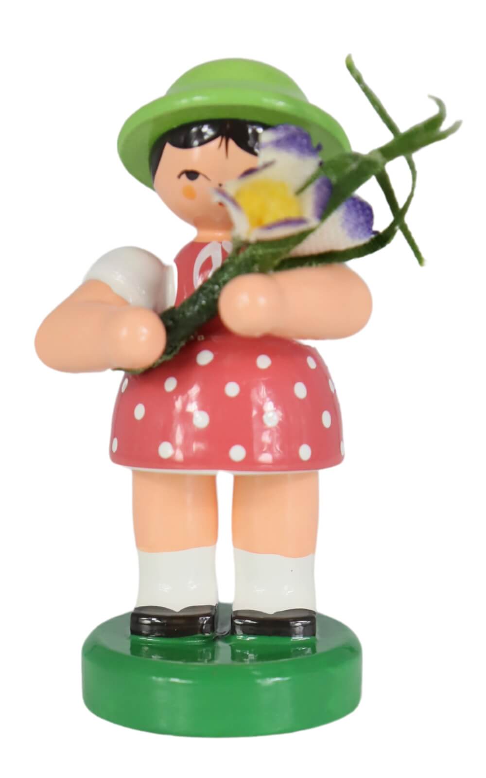 Miniature flower girl, pink/green by Figurenland Uhlig GmbH_1