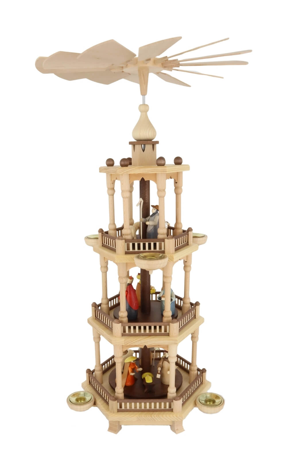 Christmas pyramid Holy Family, 66 cm/25.98 in by Theo Lorenz_1
