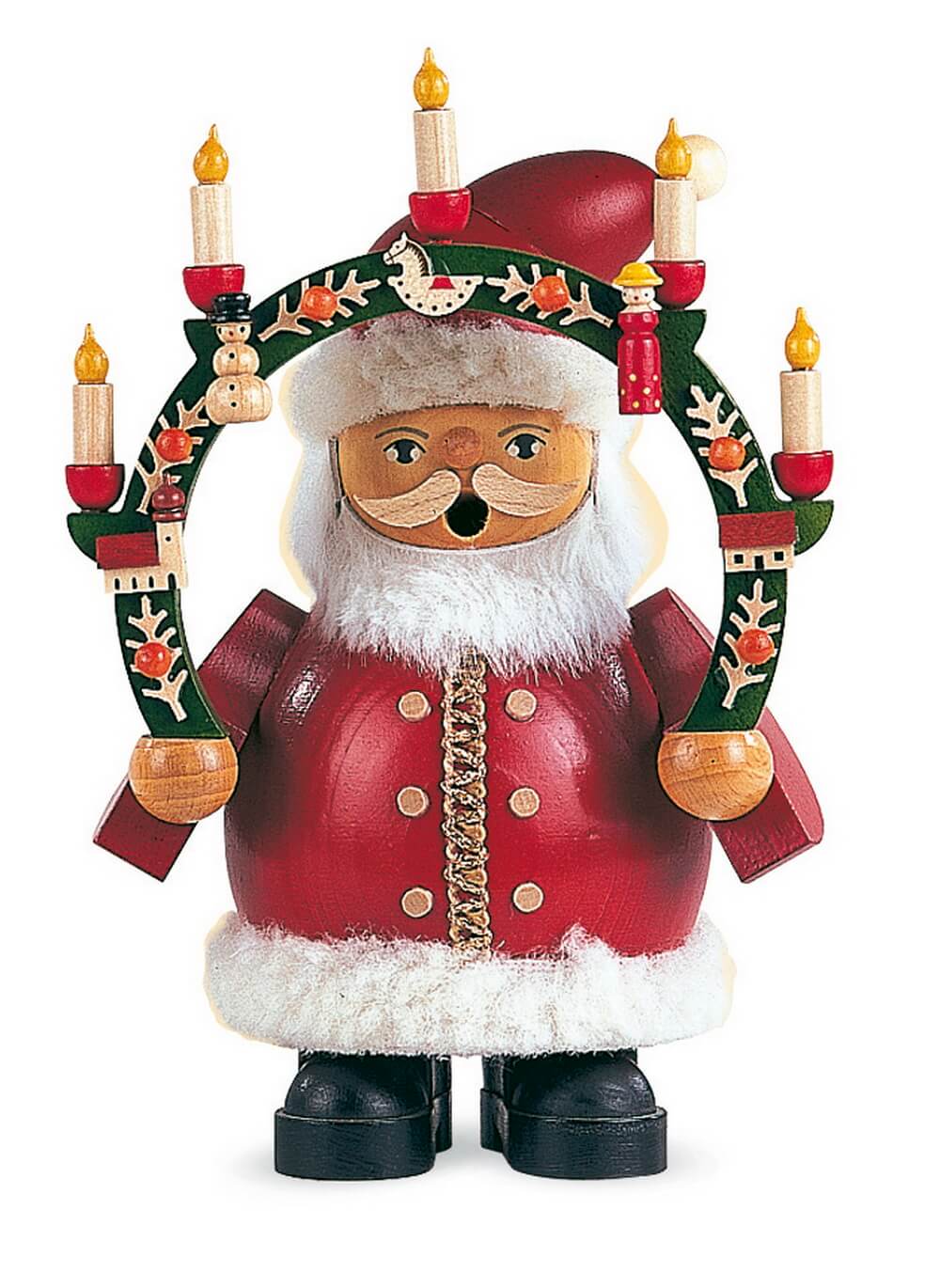 Smoking man Santa Claus by Müller Kleinkunst