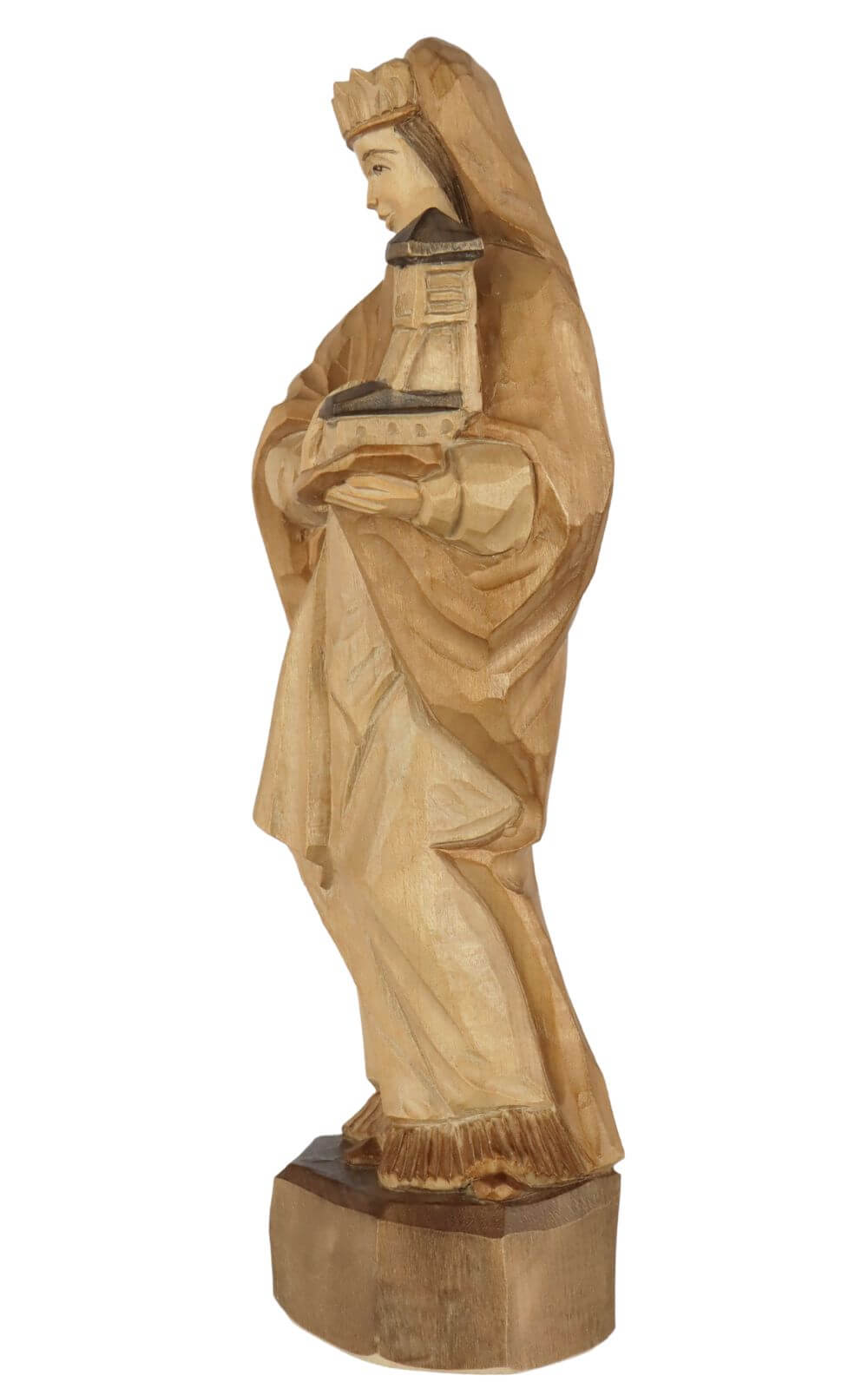 Heilige Barbara, 32 cm, coloured by Schnitzkunst aus dem Erzgebirge_2