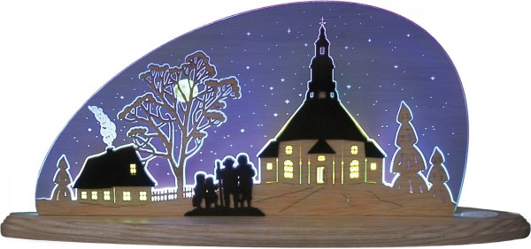 LED motif light Seiffen church by Weigla
