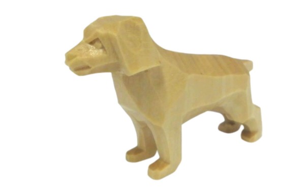 Hunting dog, carved, 4 cm from SEIFFEN.COM