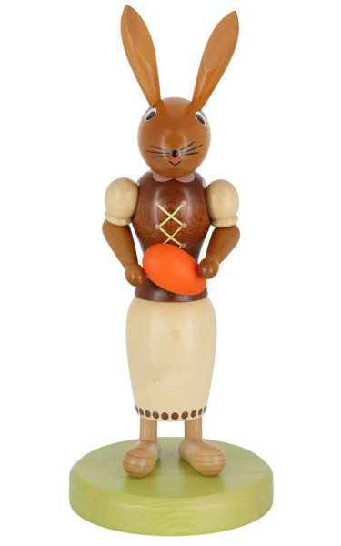Easter bunny - Bunny with Easter egg, 28 cm by SEIFFEN.COM_1