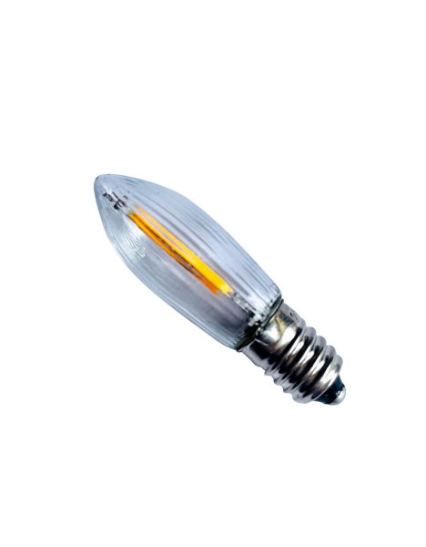 LED-Filament Riffelkerze, 3 Stück, 0,1-0,2 Watt / 14-55 V