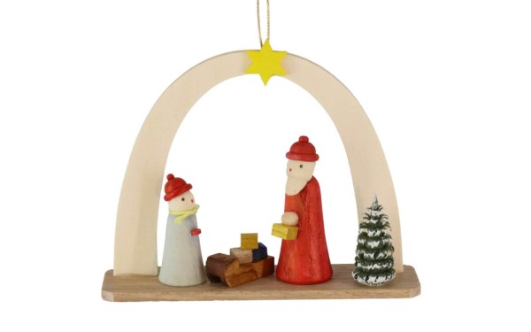 Christmas tree decoration Santa Claus with child by Theo Lorenz