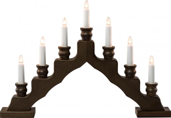 Candle arch Trendiger Schwede, brown by Weigla