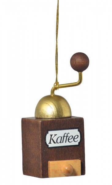 Christmas tree decoration coffee mill, 6 cm by KWO
