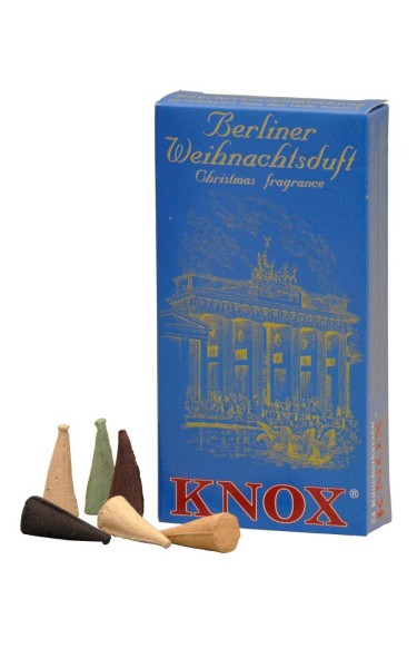 Incense cones, Berlin Christmas scent, 24 pieces by KNOX
