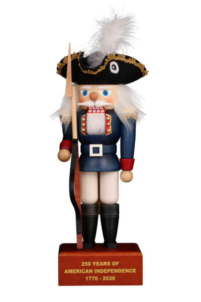Continental Soldier Nutcracker, colorful, 32 cm (12.6 inches) by Christian Ulbricht, Made in Germany – iconic craftsmanship with historical depth
