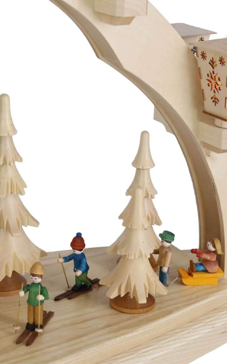 Candle arch Christmas forest with Advent house buy online