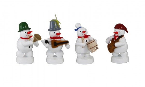 Snowman band with electric guitar, horn by Ralf Zenker