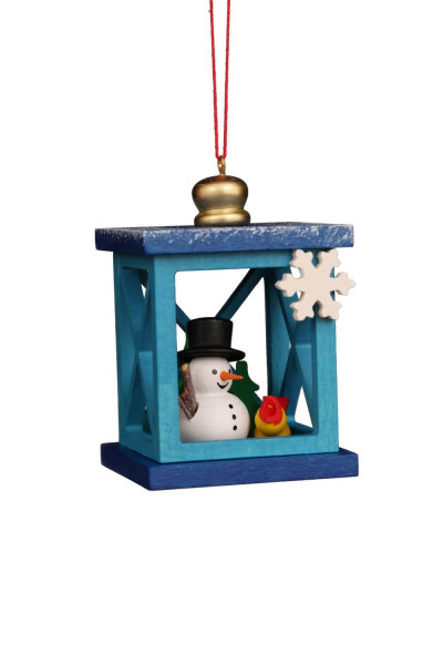 Christmas tree decoration Christmas lantern with snowman by Christian Ulbricht