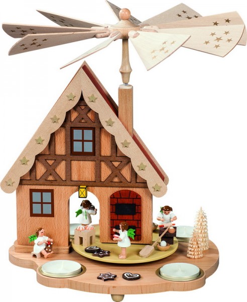 Christmas Pyramid Angel Bakery, 29 cm by Richard Glässer