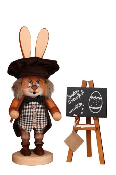 Smoking man gnome Easter bunny bunny school, 36 cm by Christian Ulbricht
