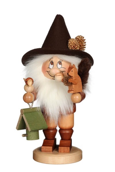 German Insence Smoker gnome Waldmann, 31 cm, Christian Ulbricht GmbH & Co KG Seiffen/ Erzgebirge