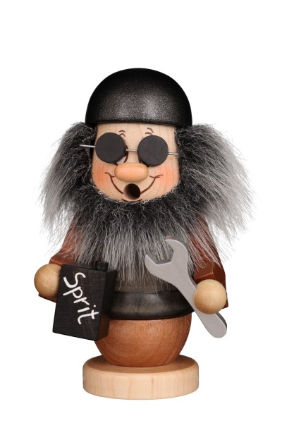 Smoking man mini gnome rocker, 13 cm by Christian Ulbricht