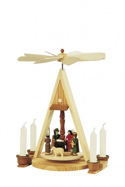 Weihnachtspyramide Heilige Familie von Knuth Neuber