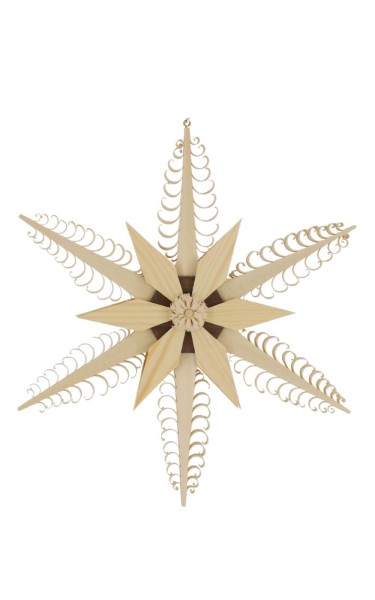 Window decoration wooden star, diameter 23 cm, by Martina Rudolph