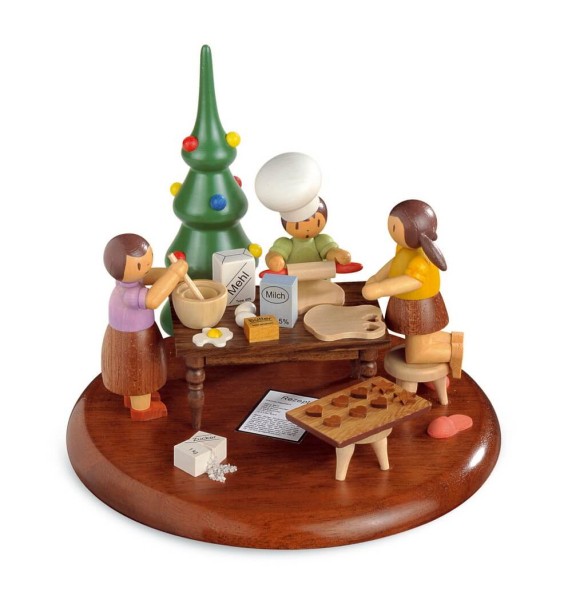 Motivplattform Weihnachtsbäckerei  für Spieluhr von Müller Kleinkunst