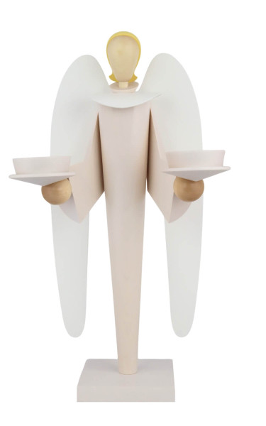 Weihnachtsengel für Teelichte, 39 cm, weiß von KWO_3