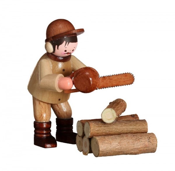 Miniatur Motorkettensäger,  Romy Thiel, natur