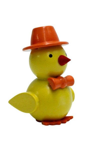 Chick with hat, orange, by SEIFFEN.COM_2
