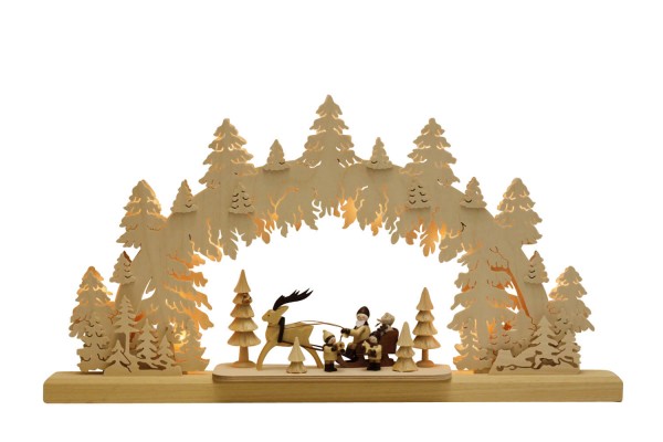 Candle arch reindeer sleigh, 63 cm by Romy Thiel_1