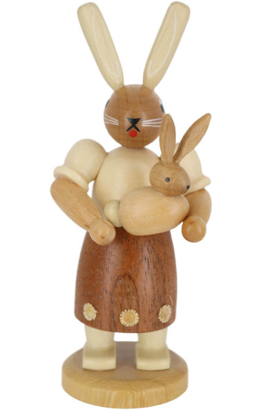 Easter bunny Mother bunny with child, 11 cm by Müller Kleinkunst_1