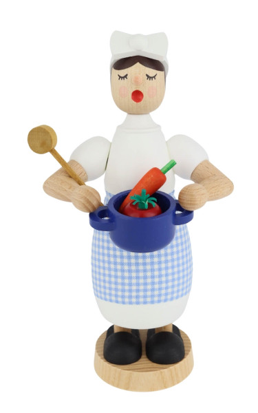 Smoking Man Cook, 19 cm / 7,5 inch by Richard Glässer_3