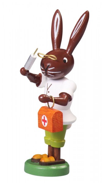 Easter Bunny Doctor, 9 cm by Thomas Preißler