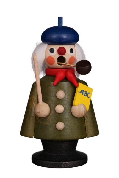 German Incense Smoker teacher, 10 cm, Christian Ulbricht GmbH & Co KG Seiffen/ Erzgebirge