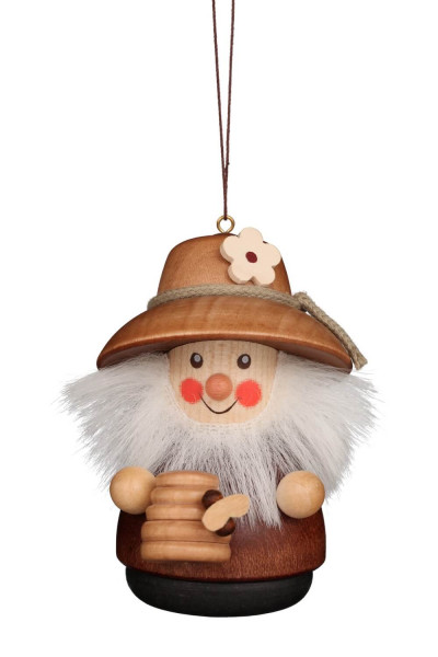 Christmas tree decoration wobbly man beekeeper, nature by Christian Ulbricht