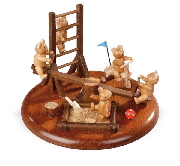 Motif platform bear playground for music box M19840 by Müller Kleinkunst