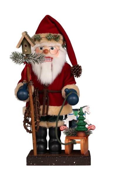 Nutcracker Santa Claus with sleigh, 47 cm by Christian Ulbricht